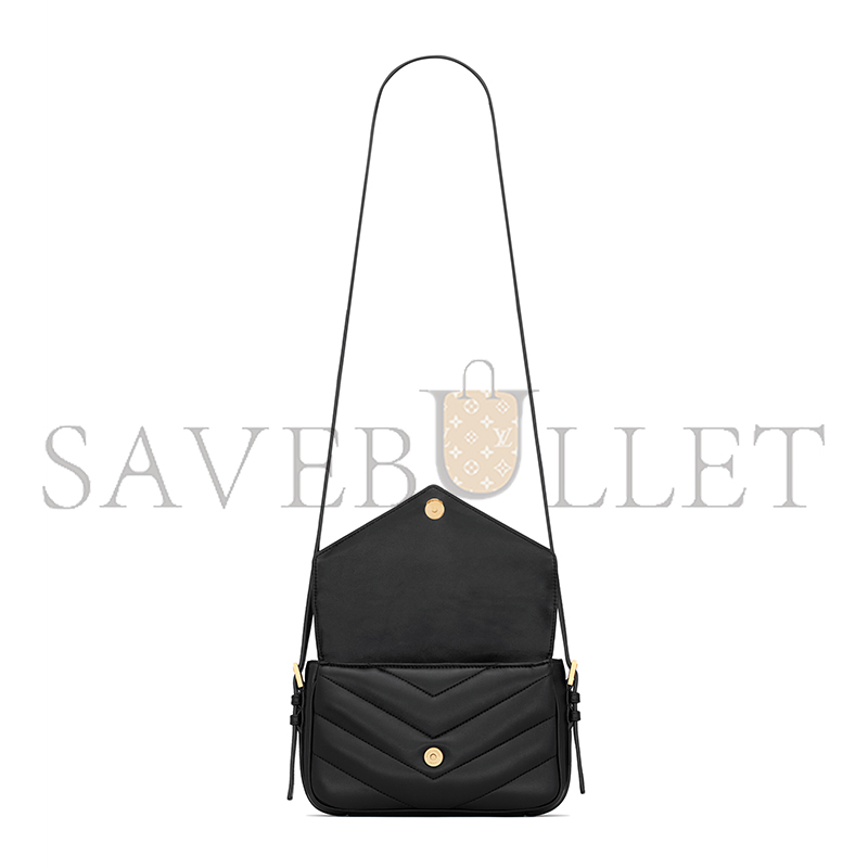 YSL LOULOU TOY CROSSBODY IN MATELASSÉ LAMBSKIN 873156AAEAX1000 (21*14*5cm)
